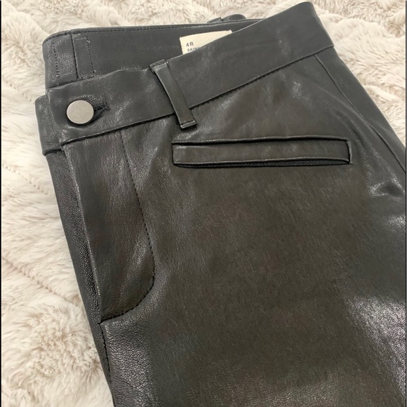 Leather lambskin ankle pant, by GAP - Picture 4 of 10